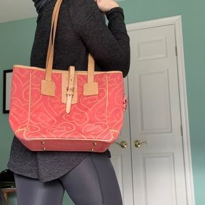 Classic Dooney & Bourke Heart Logo Tote